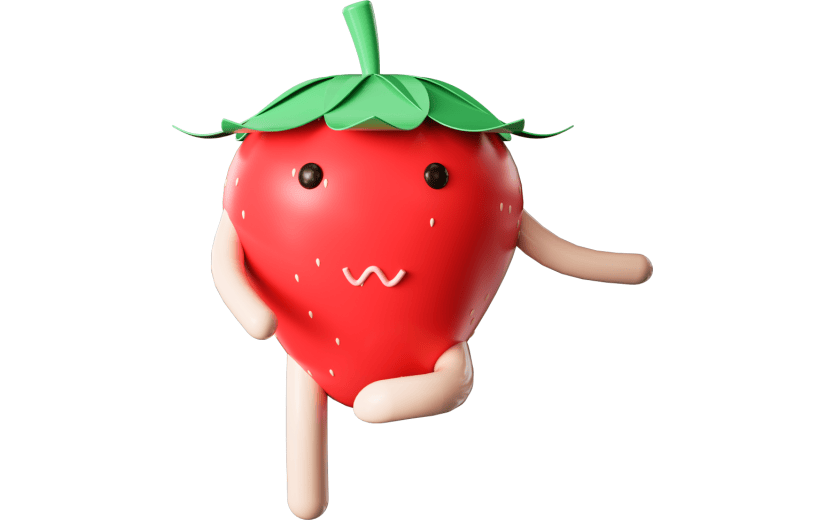 元素 C4D跳操的草莓