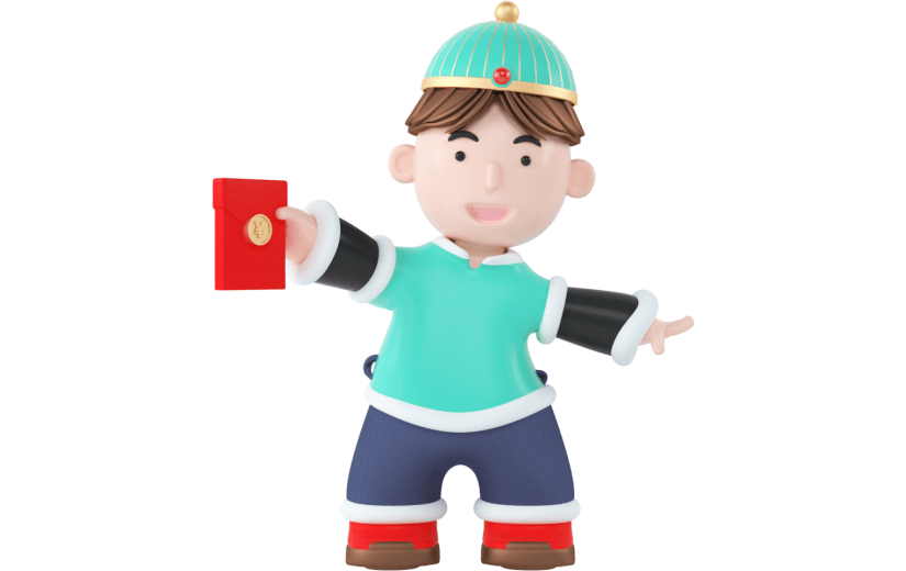 创意3d立体创意人物元素
