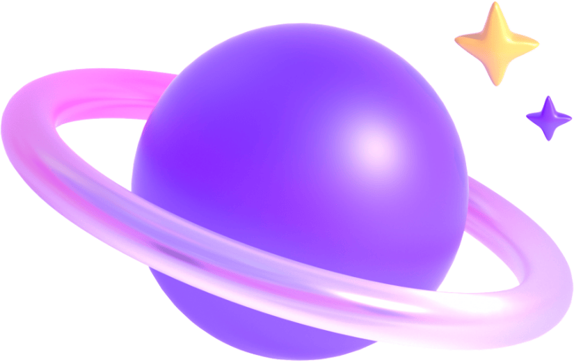 3d创意质感星球