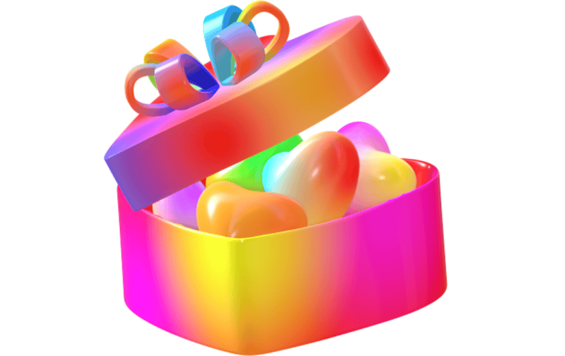 炫彩3D立体礼物盒