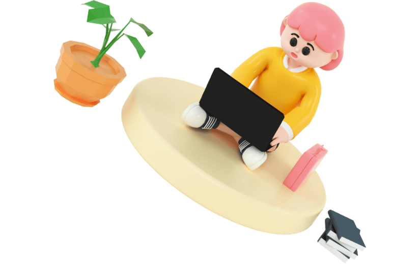 创意3d立体创意办公人物元素