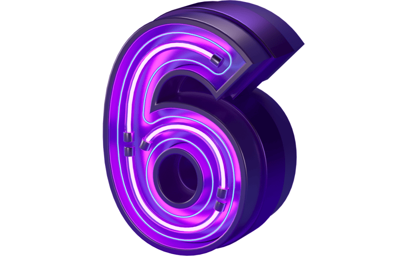 3d创意倒计时霓虹字