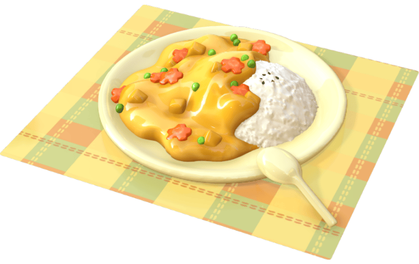 3D立体咖喱饭