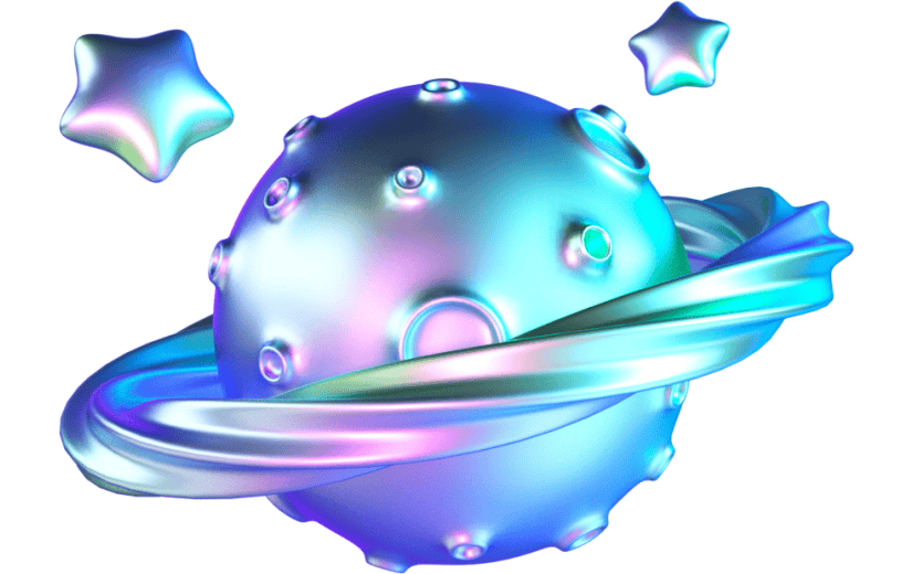 创意3d立体创意星球元素