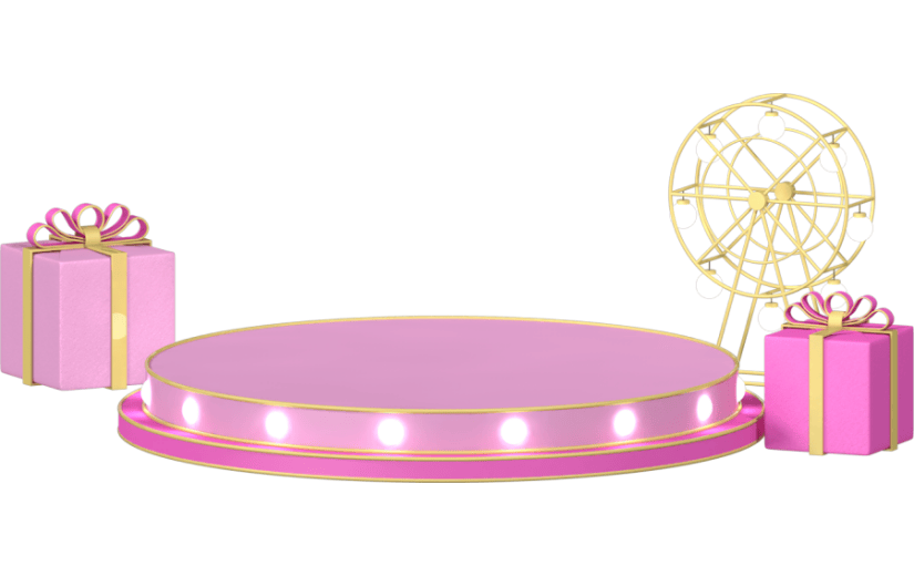 元素C4D立体展台购物电商