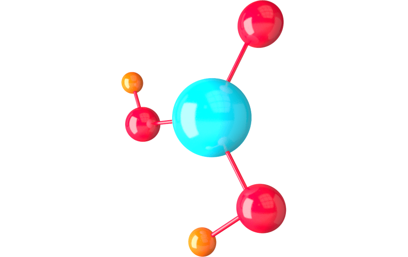 元素卡通3D化学分子