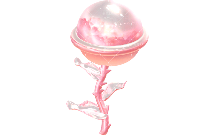 3D水晶棒棒糖