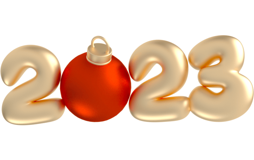 元素卡通3D2023立体字