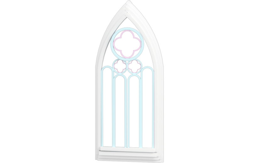 元素3D电商装饰物卡通窗户