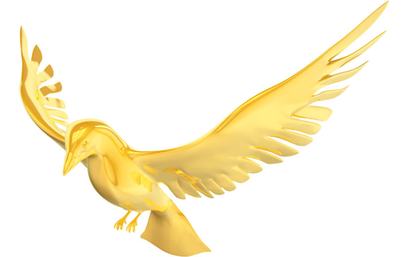 元素卡通3D和平鸽