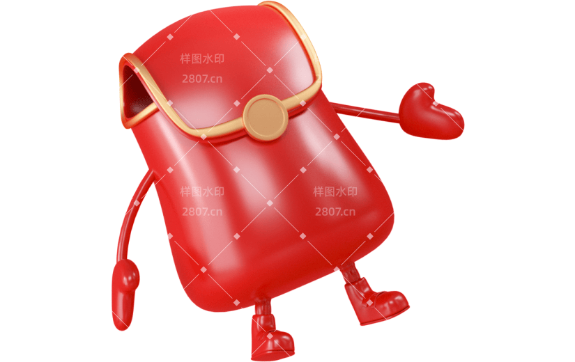 创意3d立体创意红包元素