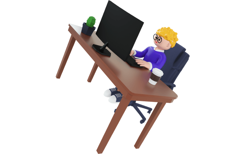 创意3d立体创意办公人物元素
