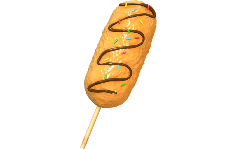 3D立体芝士热狗棒