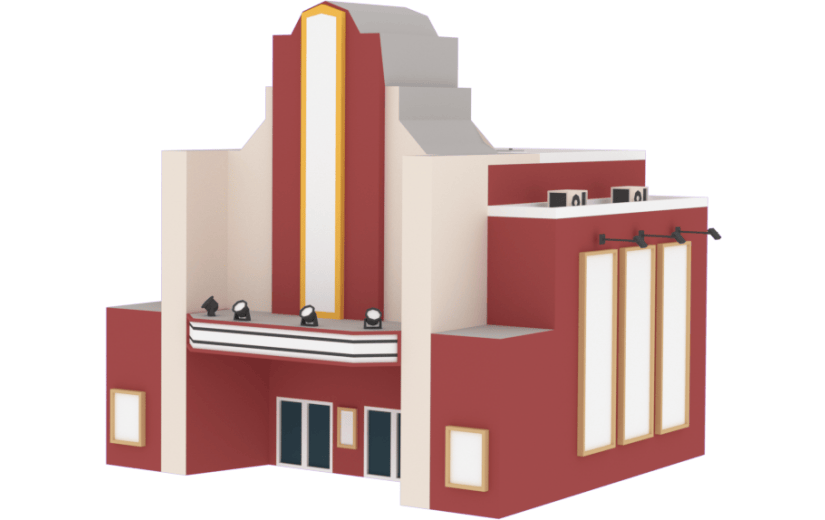 C4D卡通歌厅3D素材