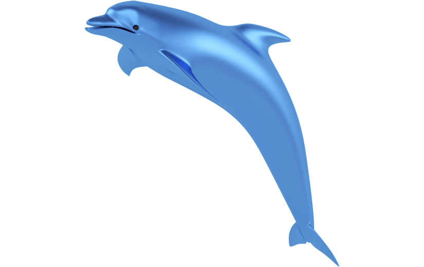 创意3d立体创意海豚元素