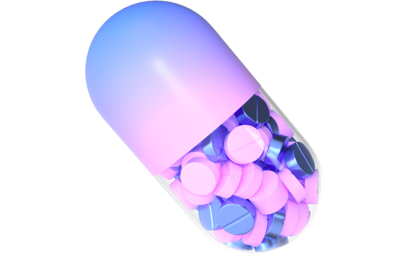 3d创意质感医疗用品胶囊