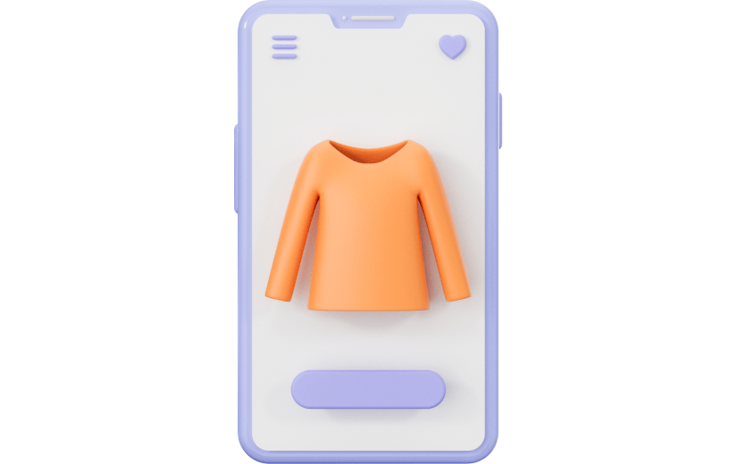 元素3D立体卡通服装促销手机元素