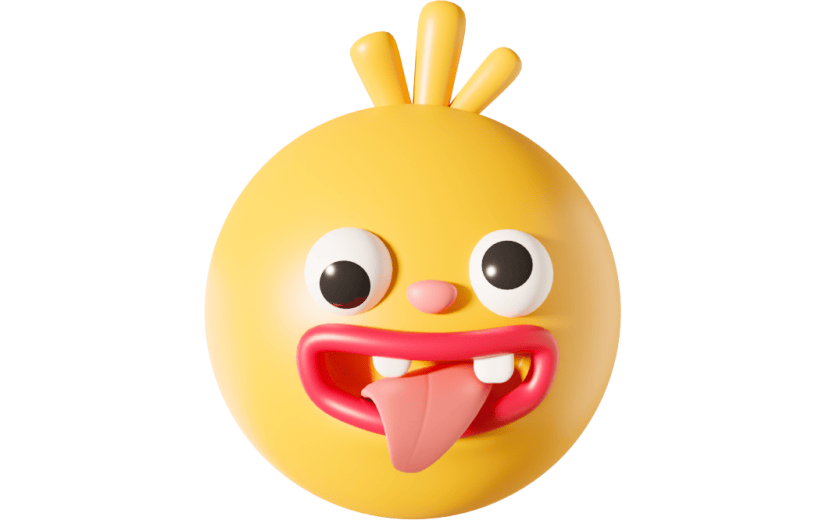 元素3D卡通搞怪表情