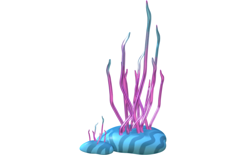 3D立体海洋生物海草