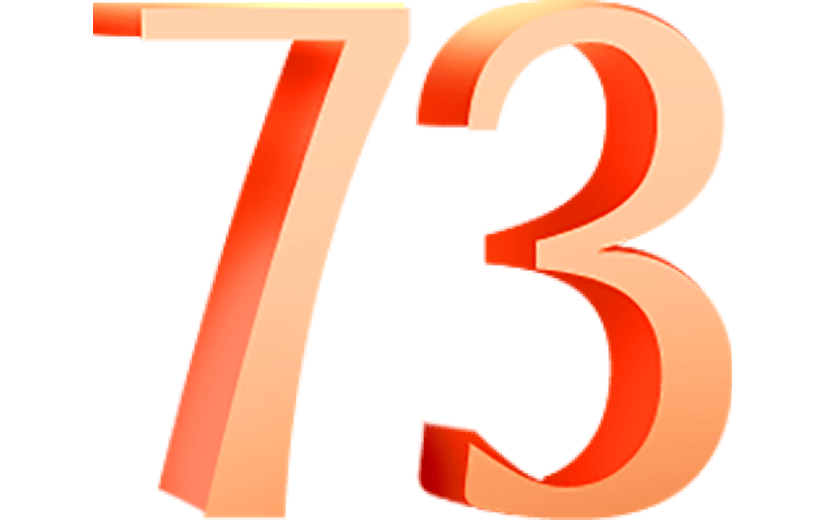 立体质感国庆节国庆73周年金色艺术字