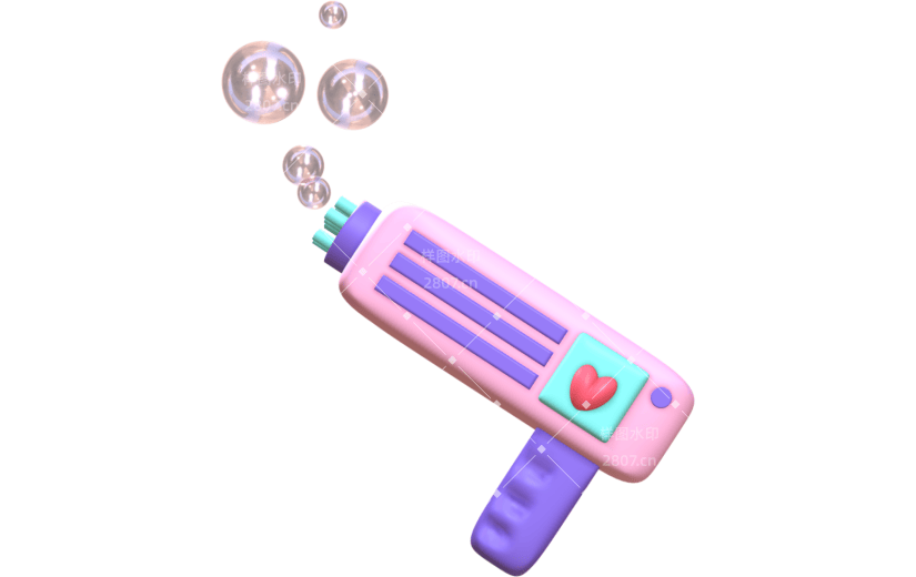 3D立体质感泡泡机