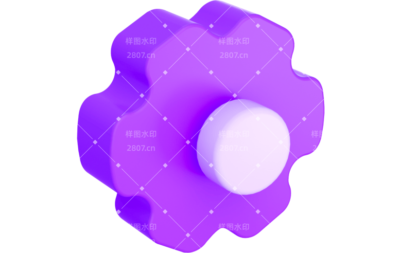 3d极简小元素设置图标