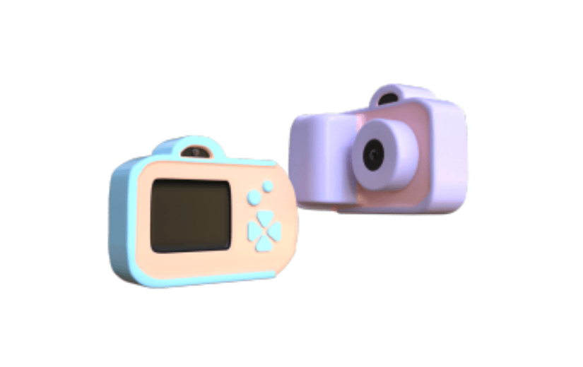 C4D日常元素卡通相机