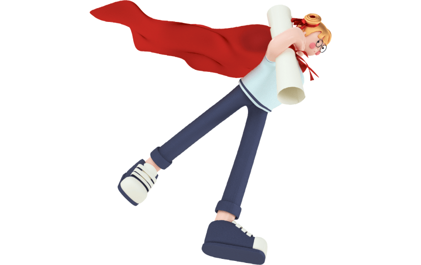 创意3d立体创意学生元素