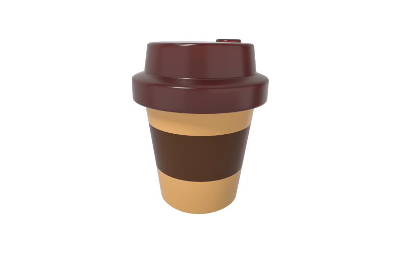 3D元素甜品甜点咖啡奶茶饮料C4D模型
