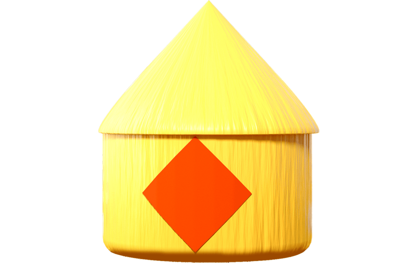 简约风秋分节气丰收3D元素