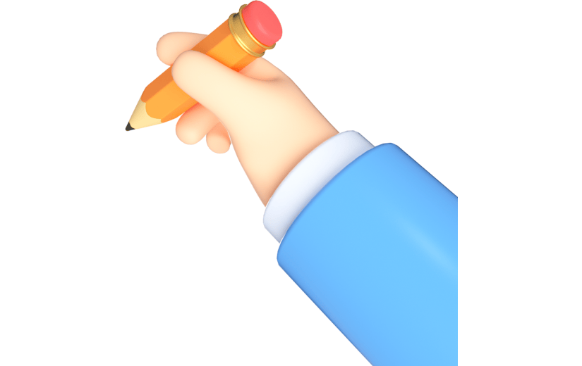 元素卡通3D写字
