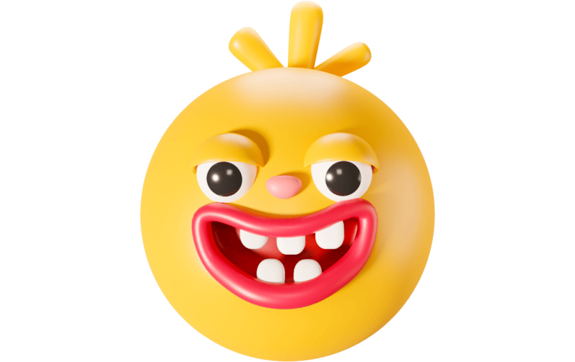 元素3D卡通搞怪表情