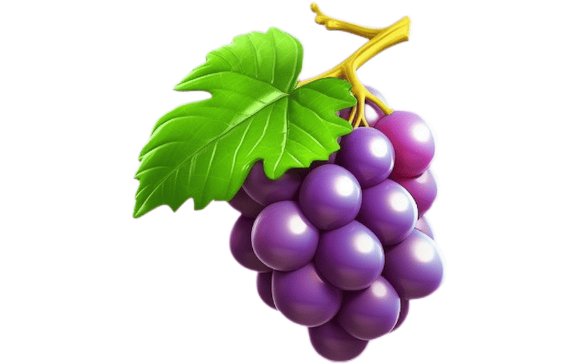 3D风格新鲜水果葡萄宣传3D元素