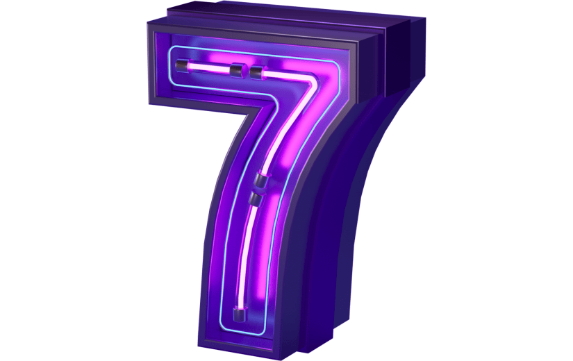 3d创意倒计时霓虹字