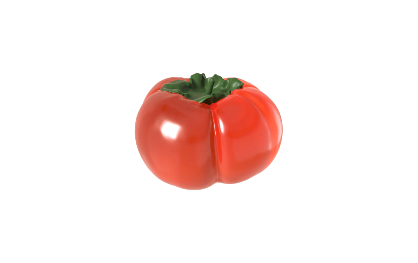 3D元素蔬菜西红柿番茄柿子C4D模型