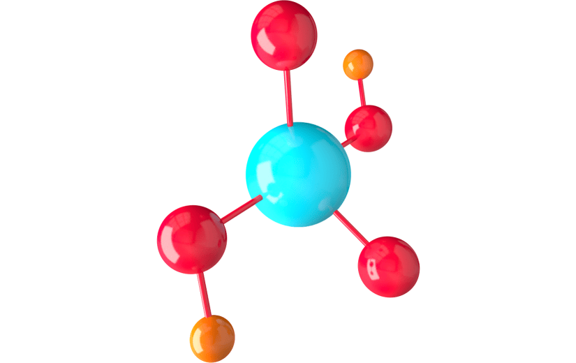 元素卡通3D化学分子