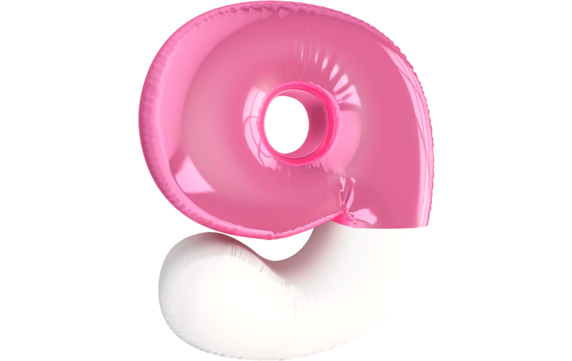 元素卡通3D质感数字