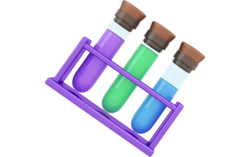 创意3d立体创意化学仪器元素