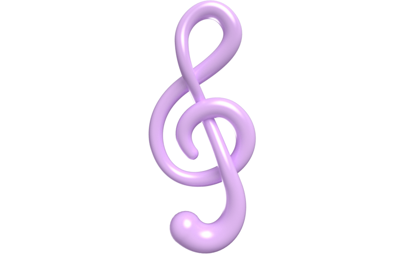 元素卡通3D音符