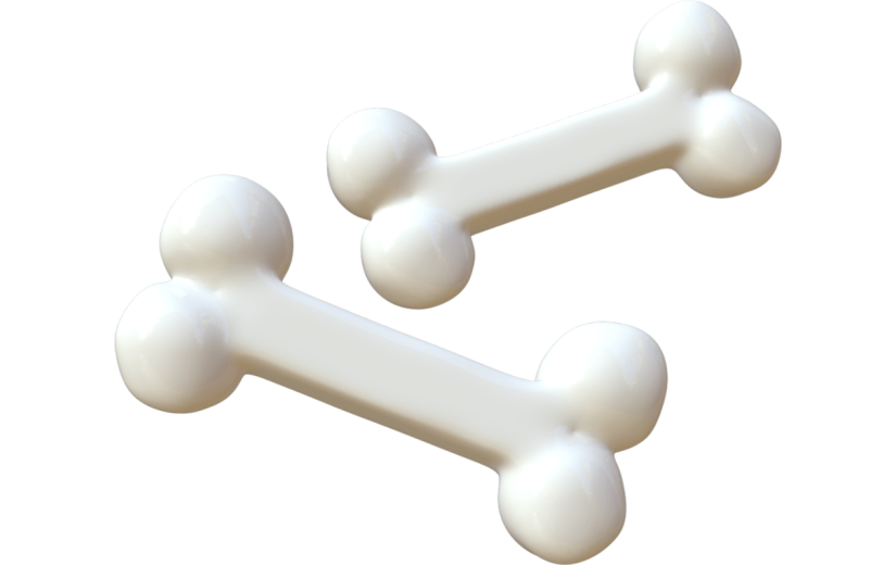 3D立体骨头棒骨