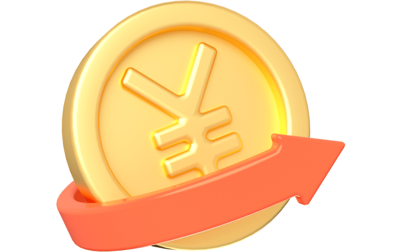 元素卡通3D金币
