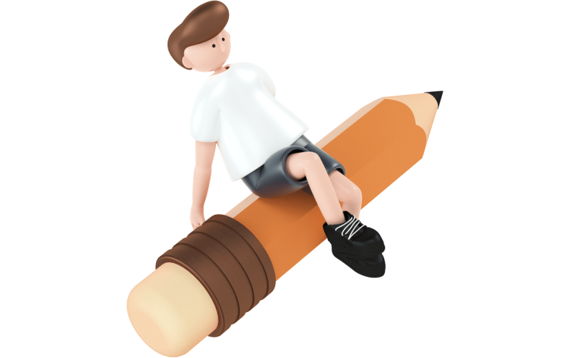 创意3d立体创意学生元素