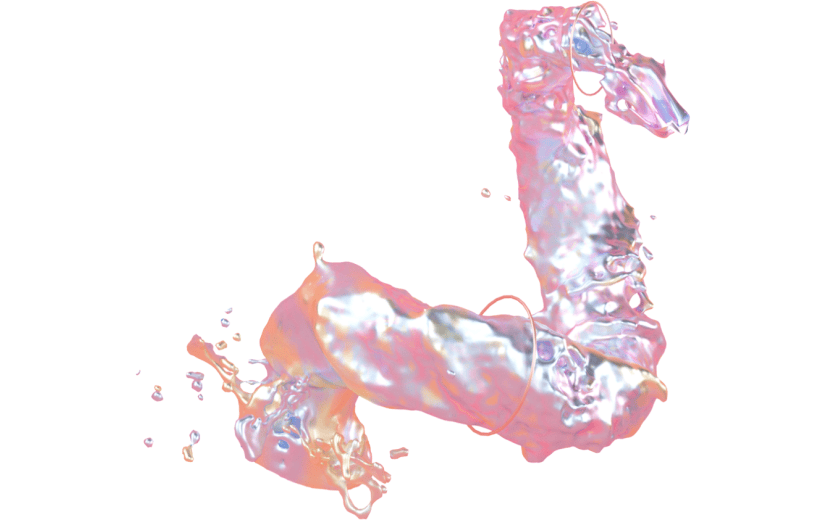 创意3d立体创意唯美流体元素