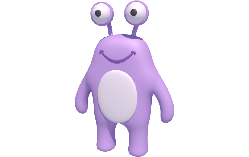 元素卡通3D外星人
