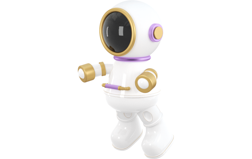 元素3D 科技感航空机器人