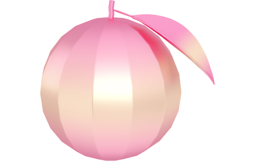 3d创意磨砂炫彩质感高橙子