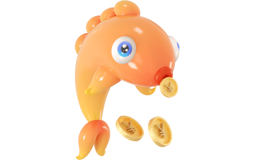 元素3D 发财鱼