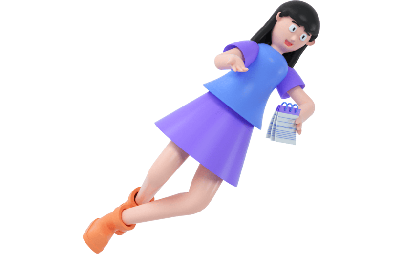 创意3d立体创意卡通人物元素