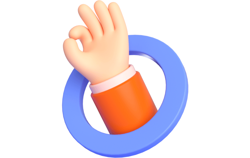 元素卡通3D徽章