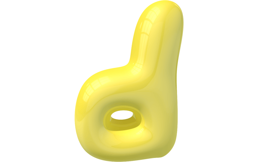 元素卡通3D泡泡质感字母